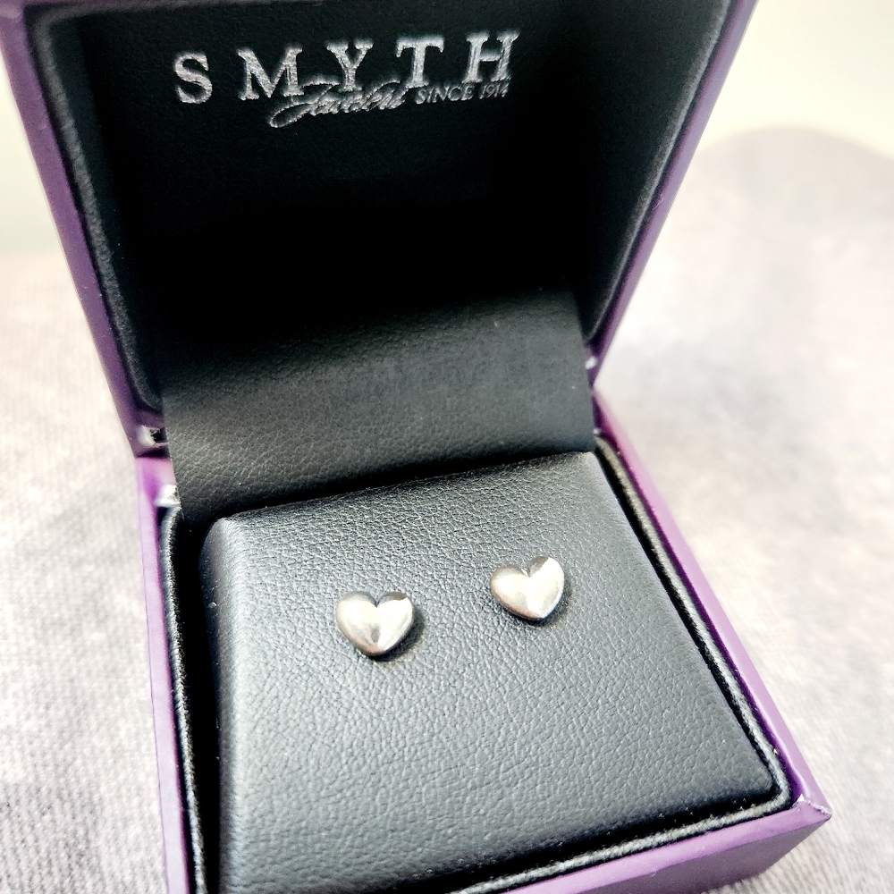 Smyth Silver Heart Earrings